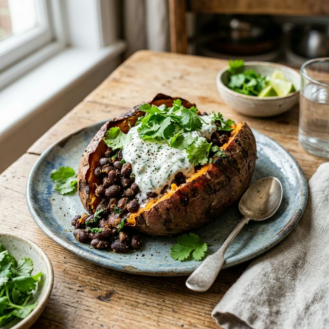 Patata dolce al forno